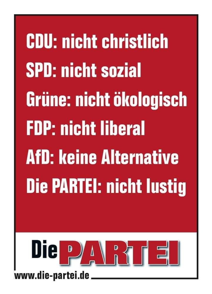 Plakat Nicht lustig